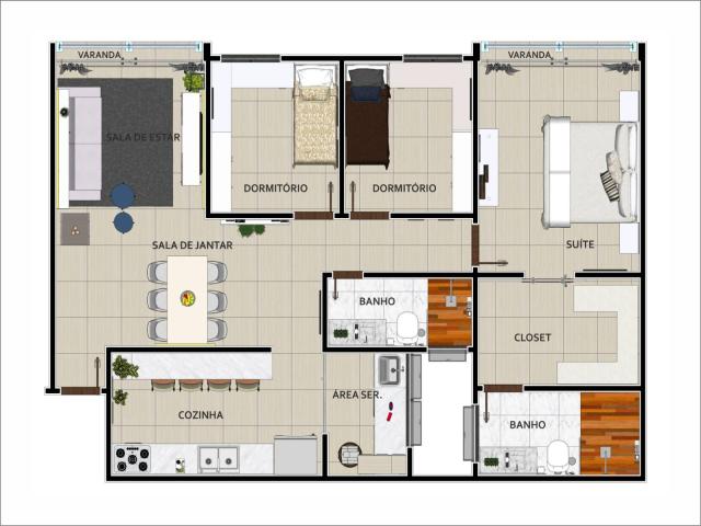 #86 - Apartamento para Venda em Mossoró - RN - 1